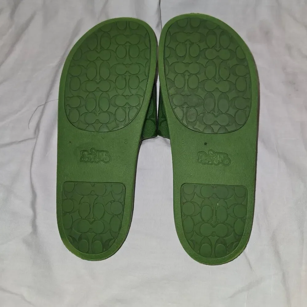 Coach Men's Green Sandals